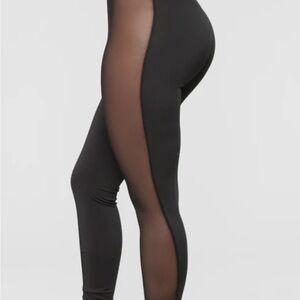 Fashion Nova Black Mesh Leggings
